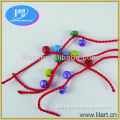 Jingle Bell Bracelet with Red Color Cording for Promotion Gift